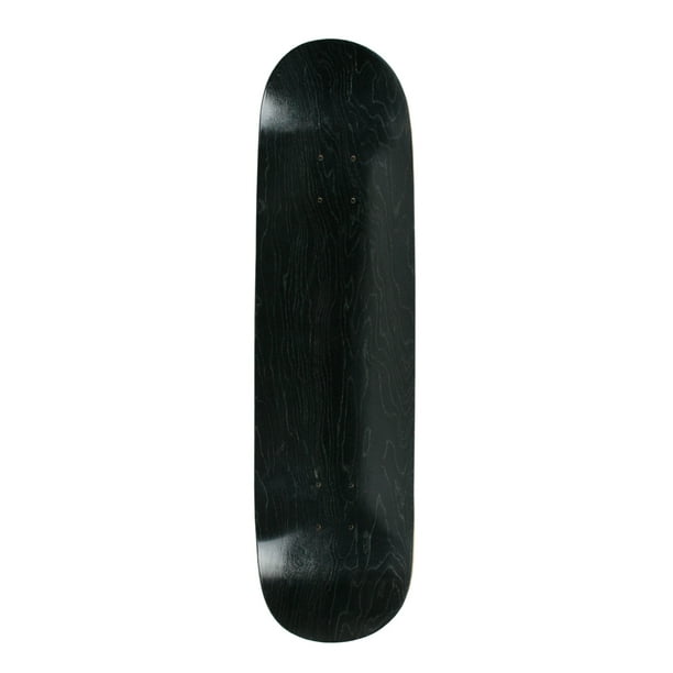 Skateboard Deck Blank Stained Black 7.5"