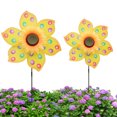 thumbnail image 4 of Estaca Molino Viento Girasol Giratorio Decoraciones Coloridas para El, 4 of 9