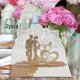 thumbnail image 4 of Tarjeta de invitación de boda de diseño hueco, con sobre Tarjetas de felicitación 3D para compromiso de boda Aniversario Despedida de soltera Fiesta Oro BLESIY Tarjetas de invitación de boda, 4 of 8