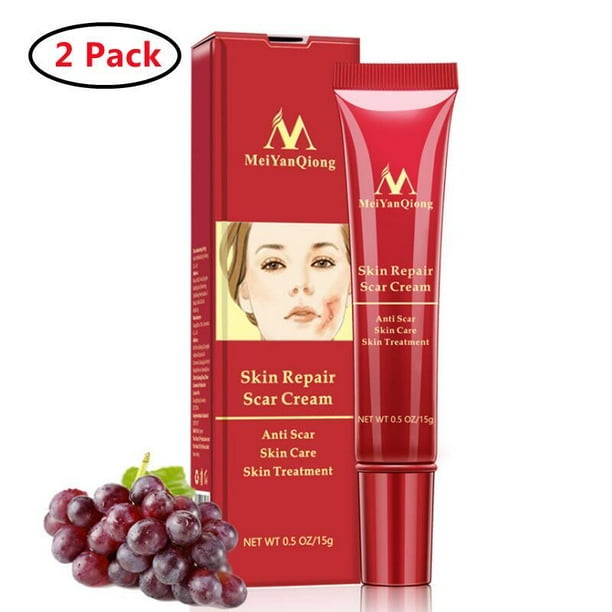 2 Pack Scar Remover Cream for Scars from CSection, Stretch Marks, Acne