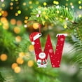 thumbnail image 5 of Personalized Christmas Ornaments Personalized 26 Letter Ornaments for Christmas Tree ，2025 Custom Christmas Ornament Christmas Decoration, Gift for Kids(W), 5 of 6