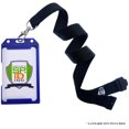 thumbnail image 2 of 5 Pack Specialist ID Multiple Card ID Badge Holders - Heavy Duty Rigid / Hard Plastic (Blue), 2 of 5
