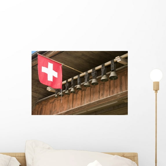 Cow Bells Wall Mural Decal by Wallmonkeys Vinyl Peel and Stick Graphic (18 in W x 12 in H)