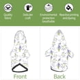 thumbnail image 4 of Yiaed Lavender Flowers Print Dog Hoodie Security Pet Dog Costume Pets Dog Hoodie Sweatshirt with Pocket for Small Dogs-, 4 of 5