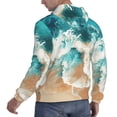 thumbnail image 6 of Salouo Ocean Wave Crash Pattern Men's Fall Hoodie Sweatshirt,Sport Hoodie with Pockets for Men Pullover Casual Hooded Sweatshirt-XX-Large, 6 of 7