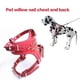 thumbnail image 3 of Spiked Studded Leather Puppy Dog Harness Vest for Small Breeds Red, 3 of 5