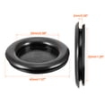thumbnail image 3 of Unique Bargains Wire Protector Oil Resistant Armature Rubber Grommets 32mm Mounting Dia 20Pcs Black, 3 of 3