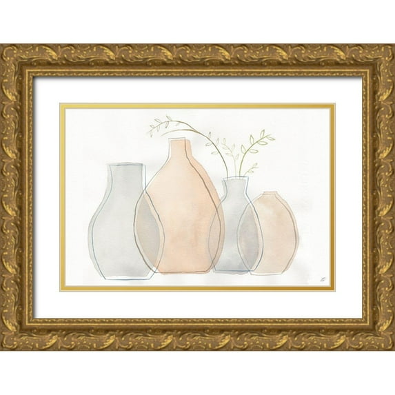 Lee, Judson 18x13 Gold Ornate Wood Framed with Double Matting Museum Art Print Titled - Sketch Arrangement
