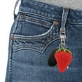 thumbnail image 3 of Diceymbol Fruit Keychain Adorable Cartoon Design Durable Key Chain for Backpack Purse Keys, Cute Gift Idea for Friends Couples Students Kids Themed Accessories, 3 of 7