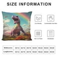 thumbnail image 5 of COMIO  Tyrannosaurus Rex Finesse Quilt Cover Set Hidden Zipper Dinosaurss Duvet Cover Set with Pillowcases Bedding Set Soft Microfiber Comforter Cover Various Sizes for Kids Adults Twin, 5 of 5