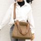 thumbnail image 5 of Bolso tipo cartera a la moda para mujer, bolso de lona de gran capacidad con múltiples bolsillos para mujer, bolso para exteriores, 5 of 5