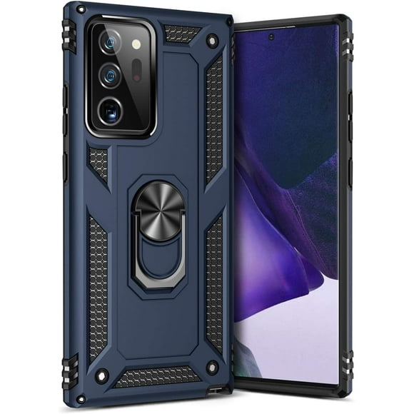 GREATRULY Ring Kickstand Phone Case for Samsung Galaxy Note 20 Ultra,Heavy Duty Dual Layer Drop Protection Galaxy Note