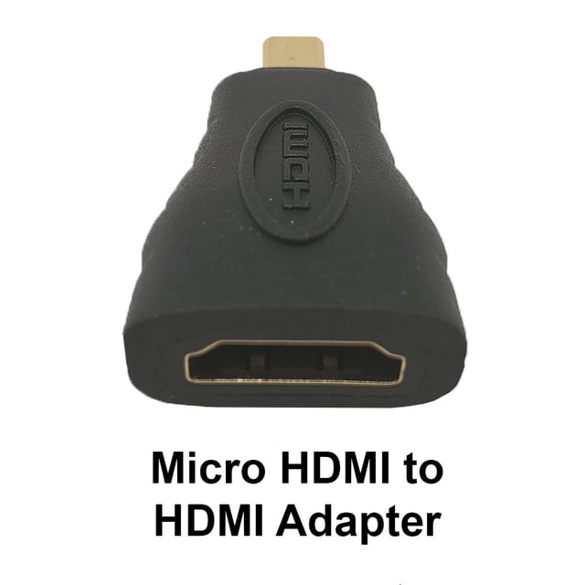 Adaptador HDMI hembra a Micro HDMI masculino SatelliteSale PVC negro