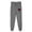 Dark Gray, variant on Makaor Sweatpants Women Baggy Solid Fleece Lounge Joggers with Elastic Waist Black S