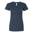 thumbnail image 1 of Next Level Womens CVC Crew Tee (6610) Midnight Navy s Ropa de siguiente nivel 6610, 1 of 1