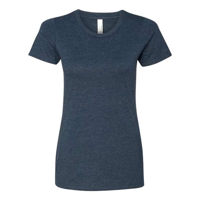 Next Level Womens CVC Crew Tee (6610) Midnight Navy s Ropa de siguiente nivel 6610
