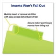 thumbnail image 3 of Insertable Big Tab Plastic 1-Pocket Dividers, 8-Tab, 11.13 X 9.25, Assorted, 1 Set | Bundle of 10 Sets, 3 of 7