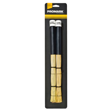 PROMARK ブルームスティック ミディアム PMBRM1〔 1ペア2本 〕〔プロマーク ドラムスティック ホウキモロコシ BroomStick Medium〕＊