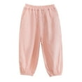thumbnail image 2 of Bxsruta Pants for Kids, Children's Solid Color Outdoor Leisure Sports Elastic Leggings and Full Length Pants, 2 of 6