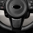 thumbnail image 4 of Real Bright Soft Car Interior Carbon Fiber Sticker DecorationCarbon Fiber Interior Steering Wheel Chin Cover For Kia Sedona 2015-2016Auto Car Protection Interior Accessories, 4 of 8
