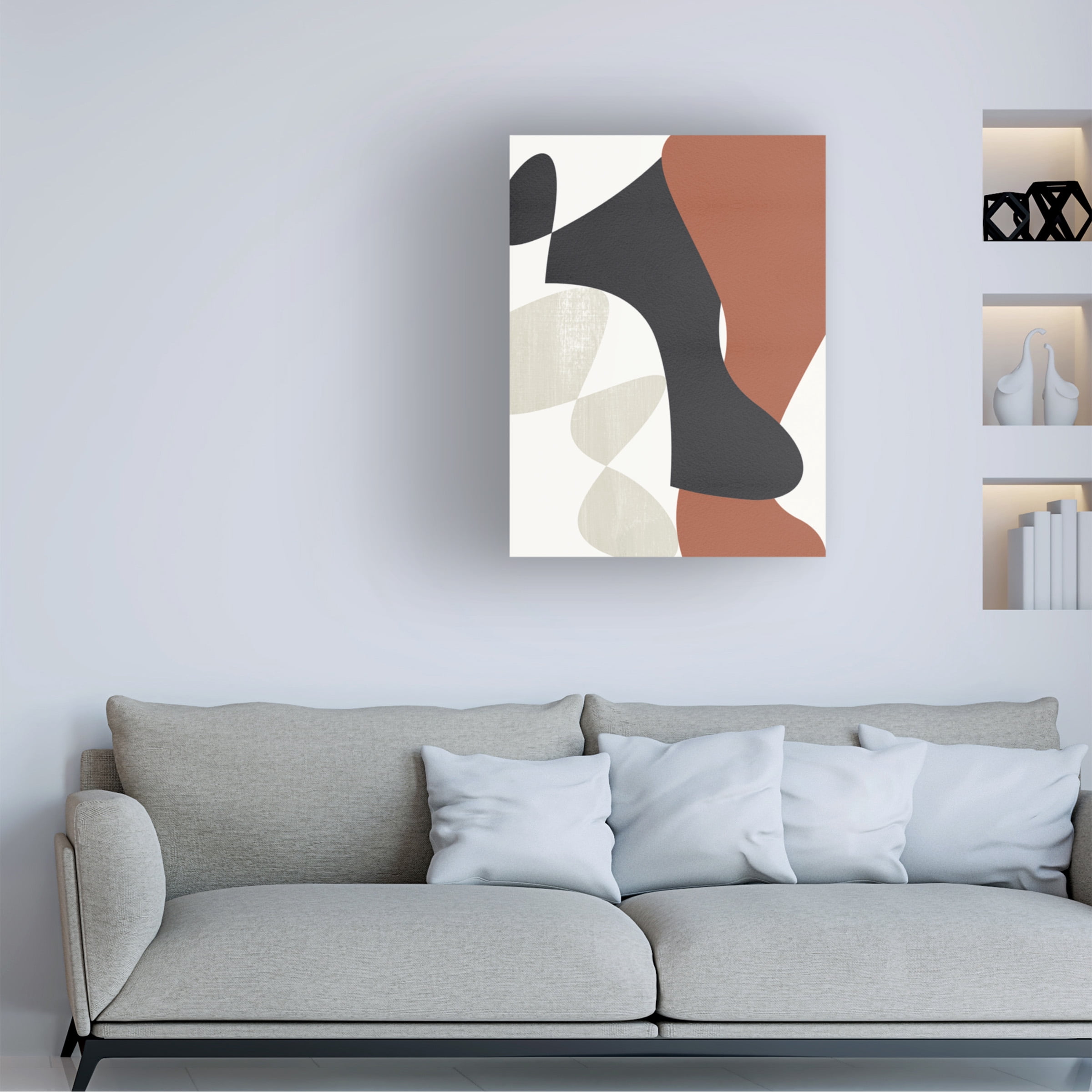 Melissa Wang 'Mountain Terrain I' Canvas Art