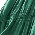 thumbnail image 5 of Summer Savings Clearance! Edvintorg Skirt Women Fashion Solid Color Summer Skirt Casual Elastic High Waist A Line Midi Skirts Women Gifts Green Free Size, 5 of 7