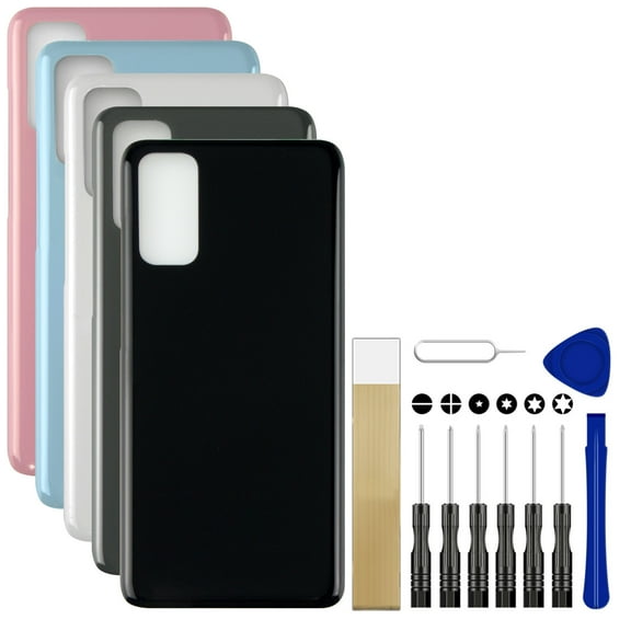 For AT&T Samsung Galaxy S20 5G SM-G981U1 Replacement Back Battery Cover Rear Housing Door Tool Black