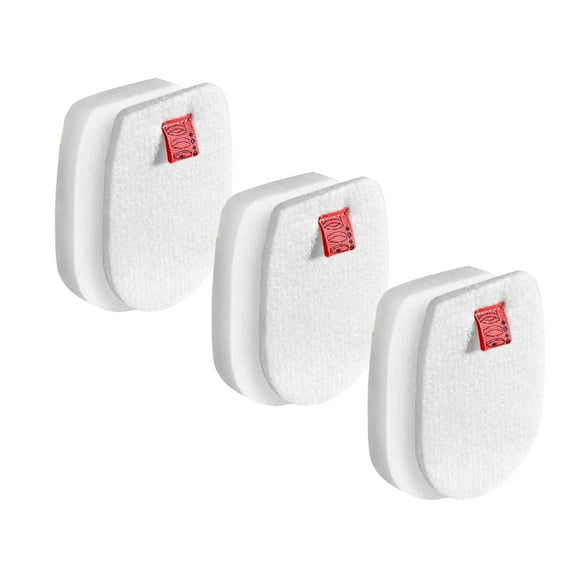 Nispira IZ300 IZ300UK Foam Felt Sponge Filters for Shark IZ300UKT IZ320 IZ320UK IZ320UKT Anti Hair Wrap Cordless Vacuum Cleaners Accessory Filters, 3 Sets