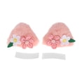 thumbnail image 1 of Accesorios para Casco de Motocicleta Decoración Orejas de Gato con Flor para Cascos de Motocicleta Bicicleta Esquí Rosa Raíz de Loto Pegatina 2 Juegos, 1 of 6