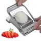 thumbnail image 2 of Cortador de huevos Cortador de huevos de aleación de aluminio Artefacto para huevos Rebanador de huevos Rebanador de jamón., 2 of 7