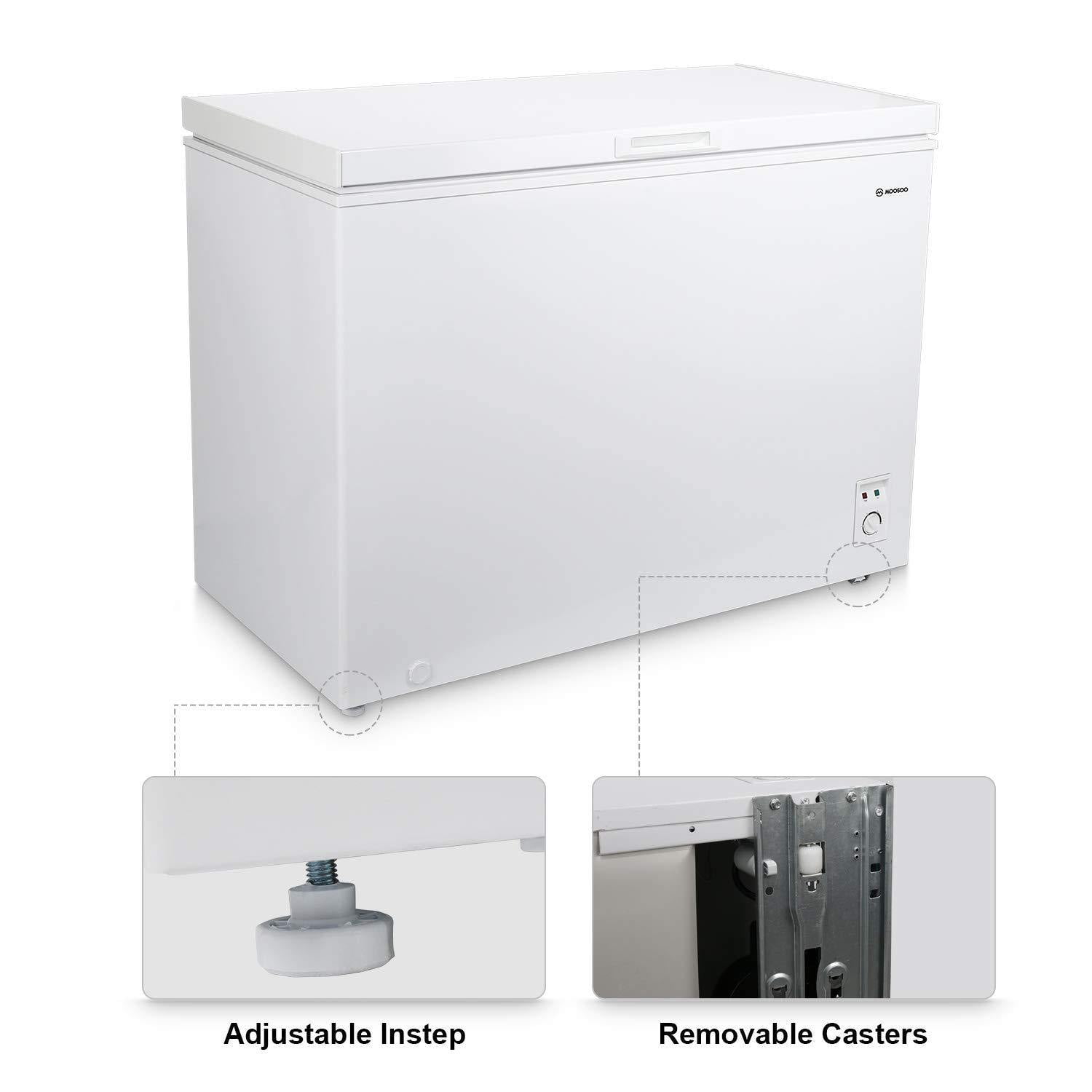 Moosoo chest freezer on sale 5.0 cubic feet