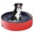 thumbnail image 4 of Foldable Dog Pool Portable Kiddie Pool, Dog Swimming Pool Collapsible PVC Pet Bathing Tub Children Ball Pits Paddling Pool for Dogs and Kids, 4 of 10