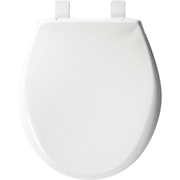 Asiento de inodoro Mayfair de Bemis Affinity Slow Close, redondo, blanco