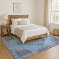 thumbnail image 7 of Addison Rugs Mayfield Premium Machine Washable Traditional Global Blue Rectangle Rug, 2'6" x 3'10", 7 of 7