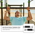 thumbnail image 2 of CTIRCHIU 1Set Pull Up Bars Workout Bar Steel Black for Home Gym Training, 2 of 7