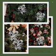 thumbnail image 3 of Artificial Leaves Xmas Tree Hanging Branches for Holiday Decor 12Pcs, 3 of 5
