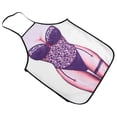 thumbnail image 3 of Delantal de cocina divertido 3D Delantal sexy para hombre y mujer Delantal impermeable (Mujer de encaje negro), 3 of 9