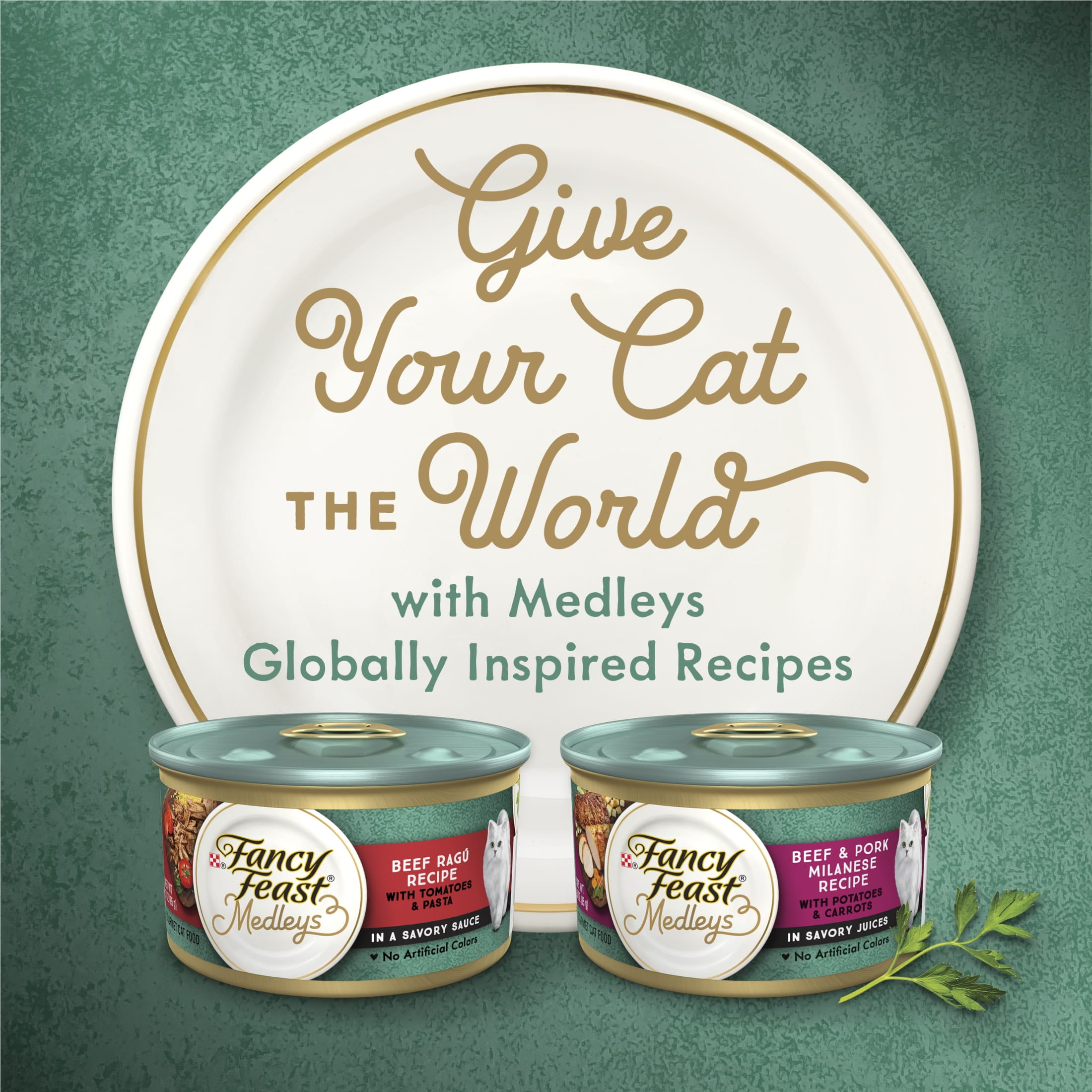 (24 pack) Purina Fancy Feast Medleys Kitten Food, Wet Cat Food, Beef & Pork with Carrots, 3 oz Cans