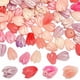 thumbnail image 1 of 1 caja de 80 cuentas acrílicas de flores artificiales, 4 colores, sueltas, de plástico, color jazmín y coral, con espaciador floral colorido., 1 of 9