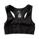 thumbnail image 2 of Aeropostale Sujetador deportivo sin costuras para mujer, negro, grande Aeropostale Deportes, 2 of 2