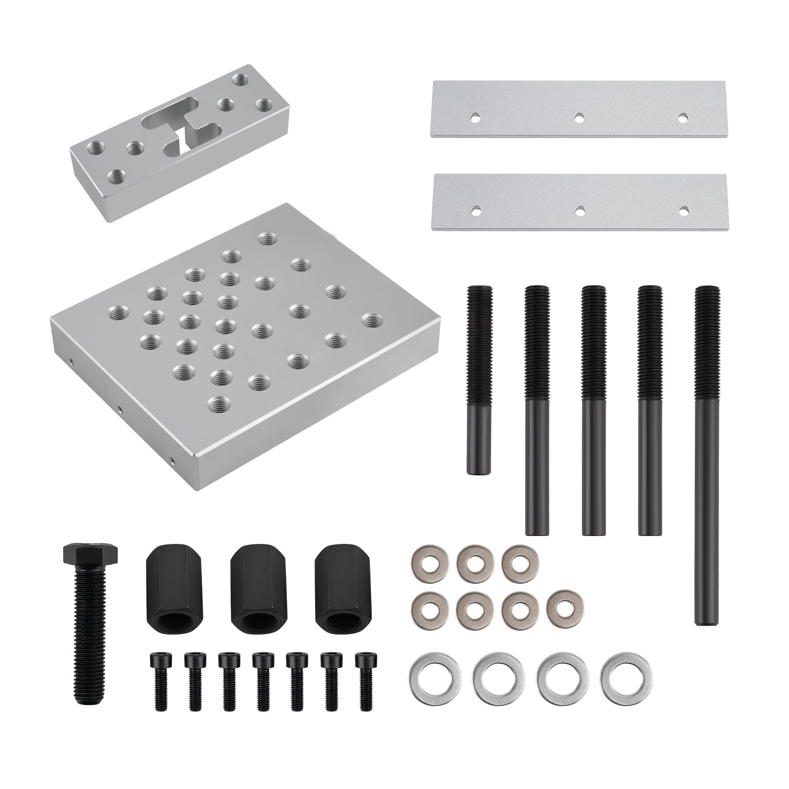 30 Ton Universal Drill Press Support Block Plate Tool Set Kit Bearing & Bushing
