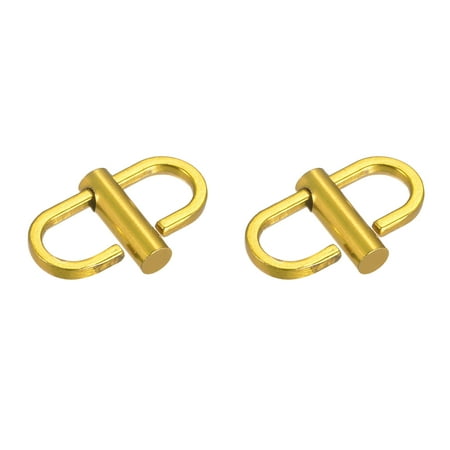 

Uxcell Adjustable Metal Buckles for Chain Strap 2Pack 22x10mm Chain Shortener Yellow