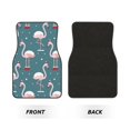 thumbnail image 2 of Fotbe Flamingo Juego de 4 Tapetes para Auto con Estampado – Alfombrillas de Goma Reforzada, Diseño Antideslizante, Protección para Todo el Año – Vehículos, Autos, Camionetas y SUVs, 2 of 7