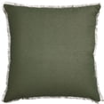 thumbnail image 3 of hometrends Frayed Green Decorative Pillow, 3 of 4
