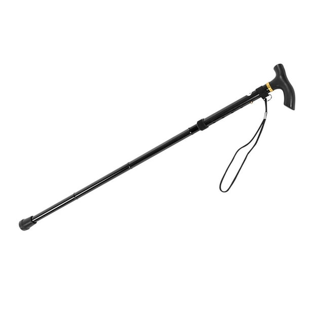 Bastones Para Caminar, Plegables, Ligeros, Bastones de Senderismo, Bastones antideslizantes Ajustables en Altura para Vijes, Montañismo