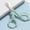 Green#1989, variant on Mini Portable Folding Travel Scissors, Stainless Steel Small Multifunction Scissors with Protective Cover for Office, Craft, Paper, Cloth, Tape and Travel Use