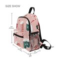 thumbnail image 3 of FORMRS School Backpack with Front Zippered Pocket 12" Student Travel Daypack, Pink Christmas Cups, 3 of 6