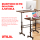 thumbnail image 3 of UTILIA Escritorio Portátil con Ruedas, Mesa Ajustable para Laptop Compacta y Estación de Trabajo, 3 of 5