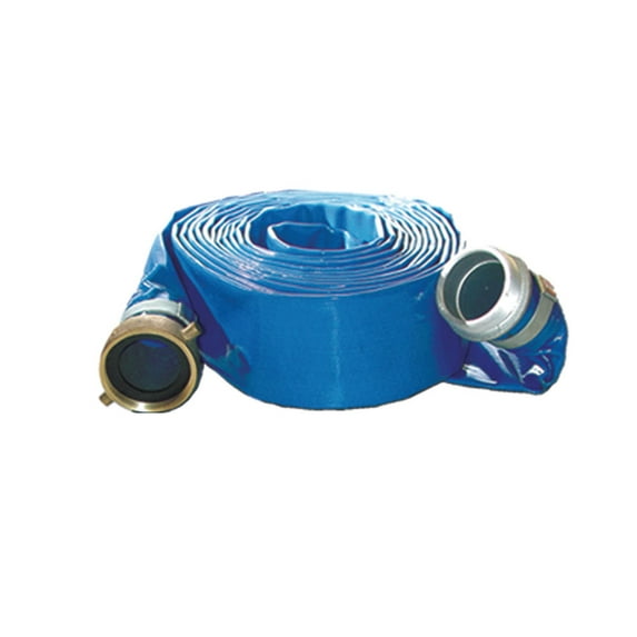 QSP-C372-90 1 1/2" x 50' PVC Water Discharge Hose Assembly