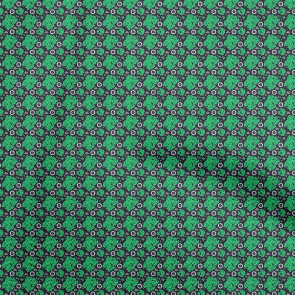 oneOone Georgette Viscose Dark Blue Fabric Retro Map Diy Clothing Quilting Fabric Print Fabric By Yard 42 Inch Wide